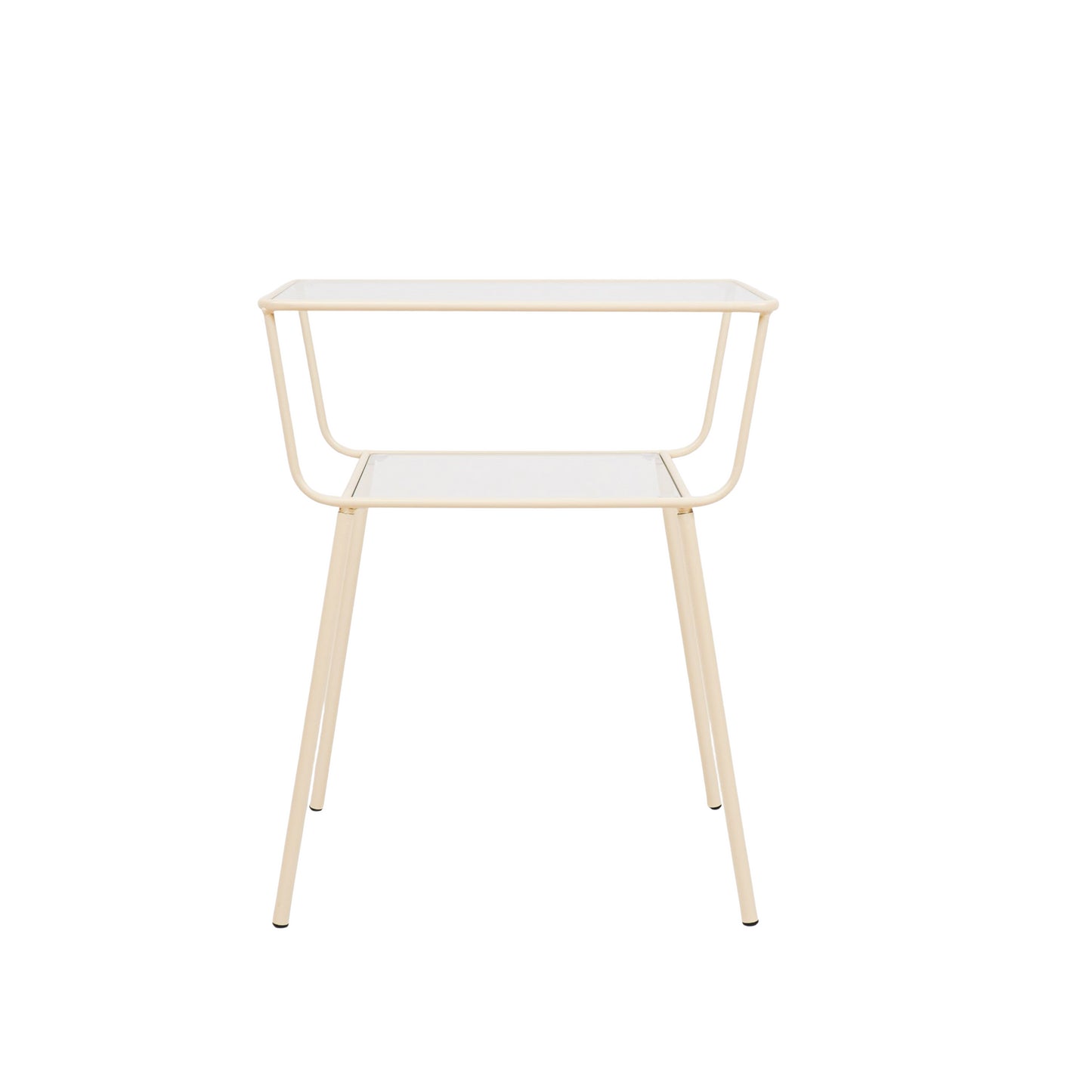 Housevitamin Bijzettafel / Nachtkastje - Zand - 50x35x60cm - Furniture > Tables