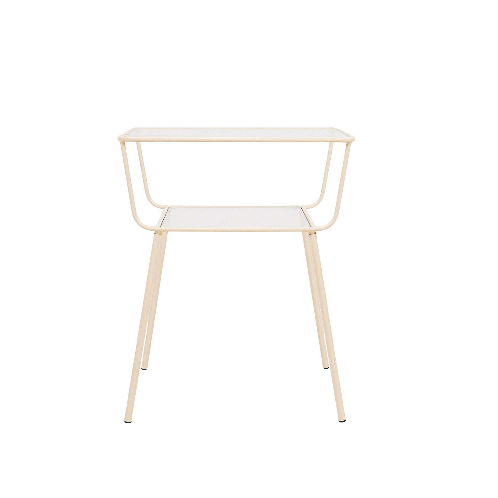 Housevitamin Bijzettafel / Nachtkastje - Zand - 50x35x60cm - Furniture > Tables