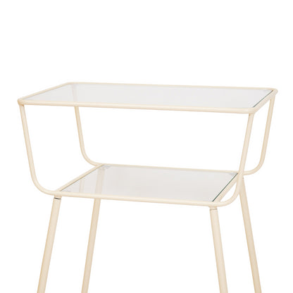 Housevitamin Bijzettafel / Nachtkastje - Zand - 50x35x60cm - Furniture > Tables