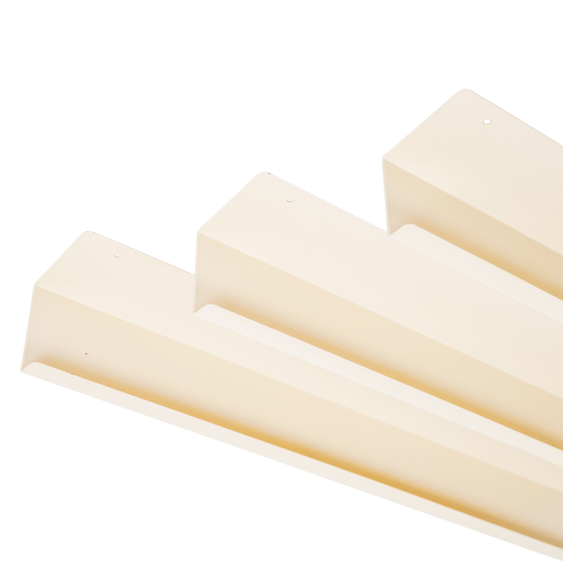 Housevitamin Wandplank - Metaal - Beige - Set van 3 - 40/50/60cm - Home & Garden > Decor