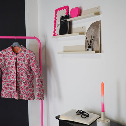 Housevitamin Wandplank - Metaal - Beige - Set van 3 - 40/50/60cm - Home & Garden > Decor