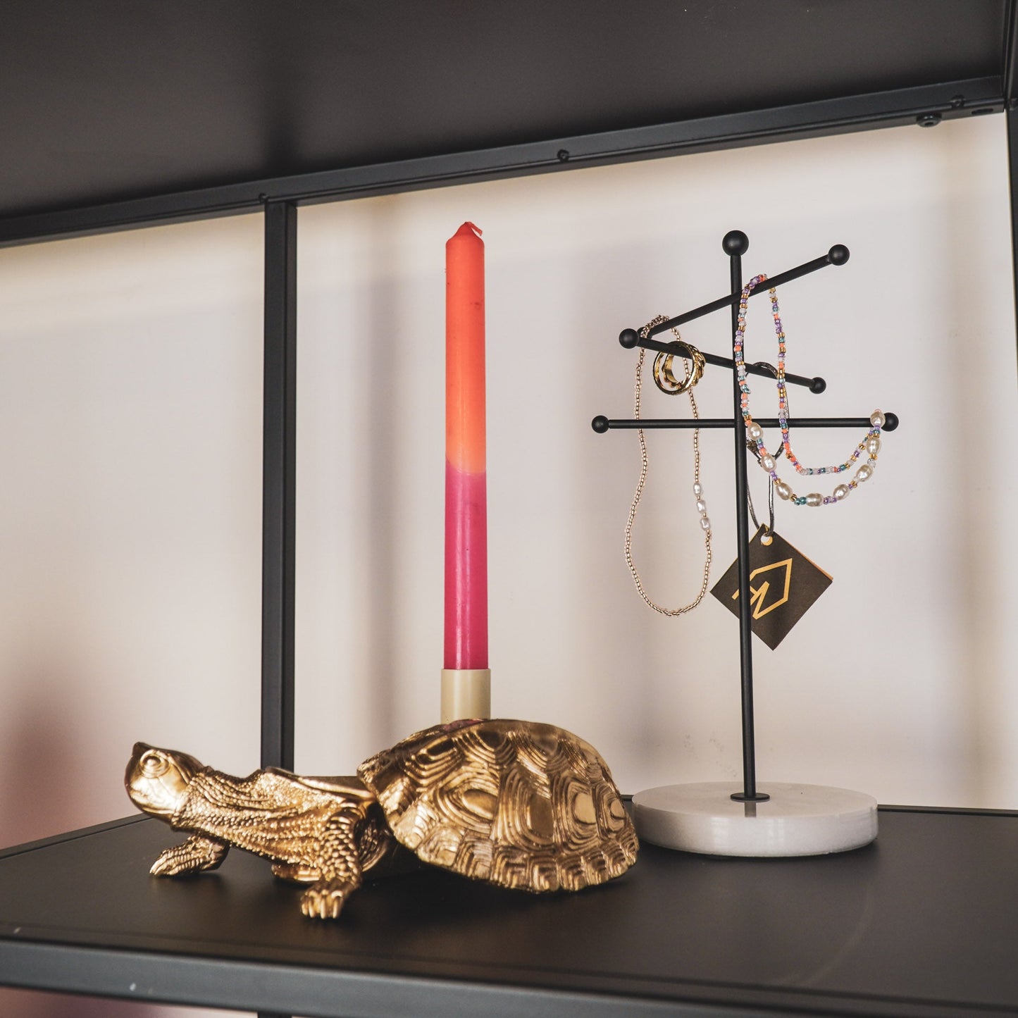 Housevitamin Schildpaddoos - Polyresin - Goud - 15,5x13,5x7,5cm - Home & Garden > Decor