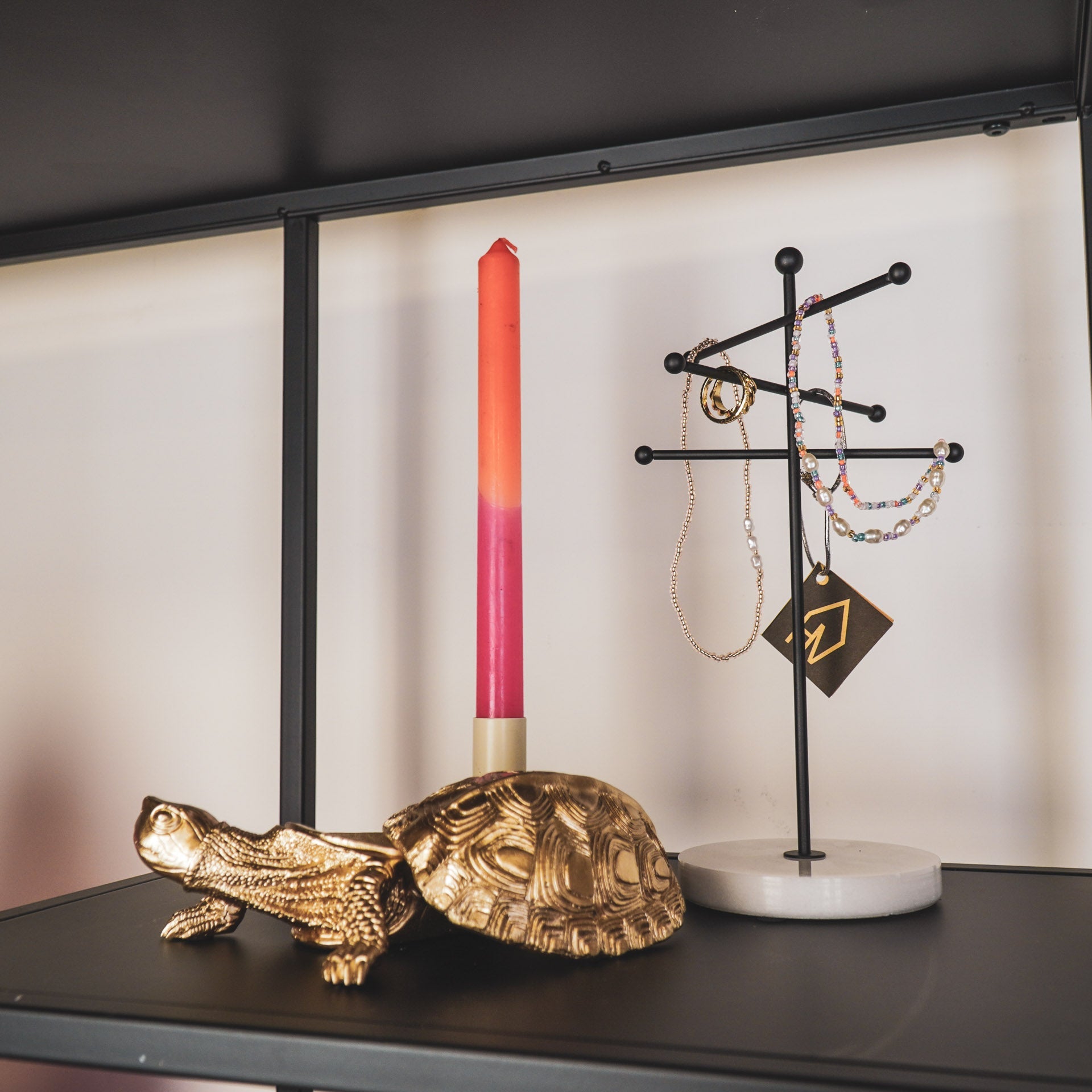 Housevitamin Schildpaddoos - Polyresin - Goud - 15,5x13,5x7,5cm - Home & Garden > Decor