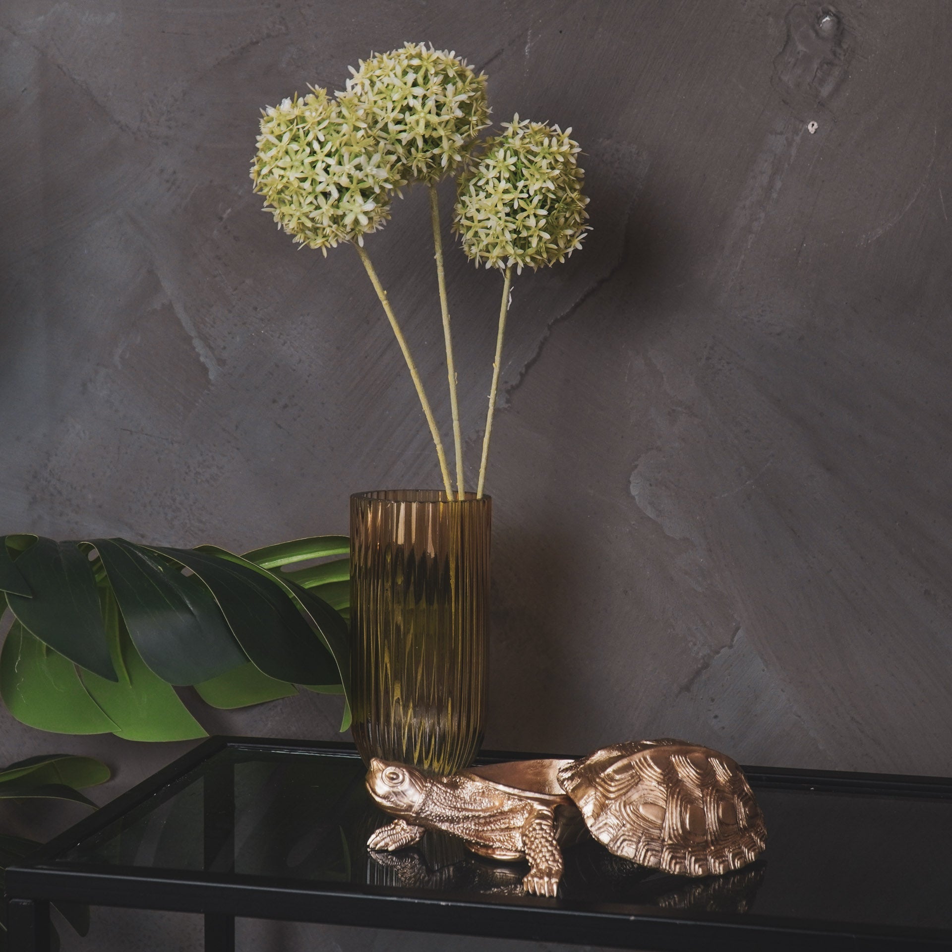 Housevitamin Schildpaddoos - Polyresin - Goud - 15,5x13,5x7,5cm - Home & Garden > Decor