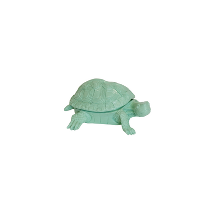 Housevitamin Schildpaddoos - Polyresin - Mintgroen - 15,5x13,5x7,5cm - Home & Garden > Decor