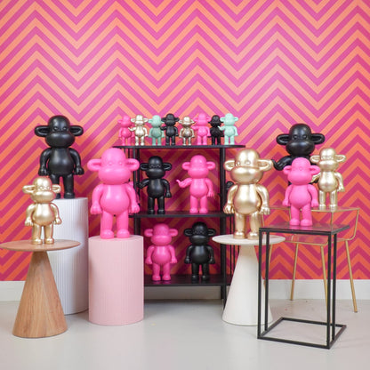 Ornament - Aap Beeld 'The Legend' - Goud - 20,5x13,5x35cm Housevitamin Shop