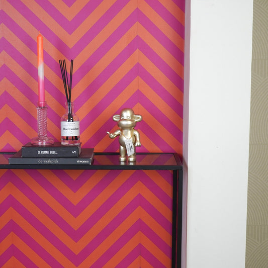 Ornament - Hang loose Aap Beeld 'The Legend' - Polyresin - Goud - 11x7x19cm Housevitamin Shop