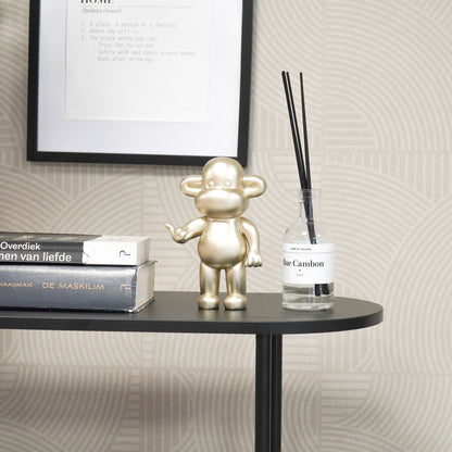 Ornament - Hang loose Aap Beeld 'The Legend' - Polyresin - Goud - 11x7x19cm Housevitamin Shop