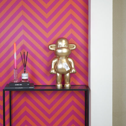 Ornament - Aap Beeld 'The Legend' - Polyresin - Goud - 33x21x50cm Housevitamin Shop