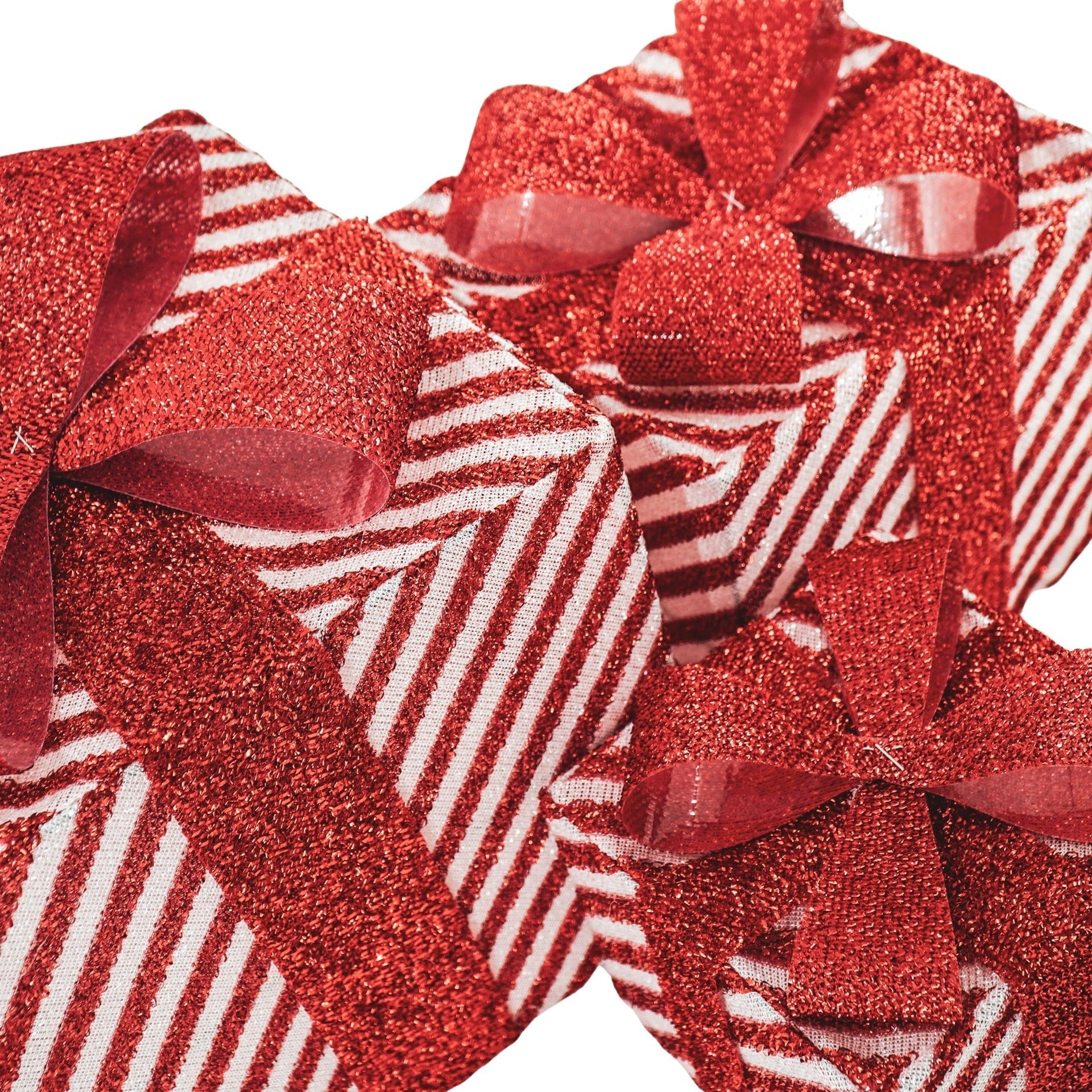 Kerst Led Lamp - Cadeau Set van 3 - Kunststof - Rood/Wit - 15cm/20cm/25cm Housevitamin Shop