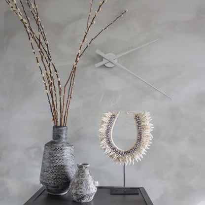 Large wall clock - 85 cm - Aluminum - 'Hands' Wall clock NeXtime Clocks