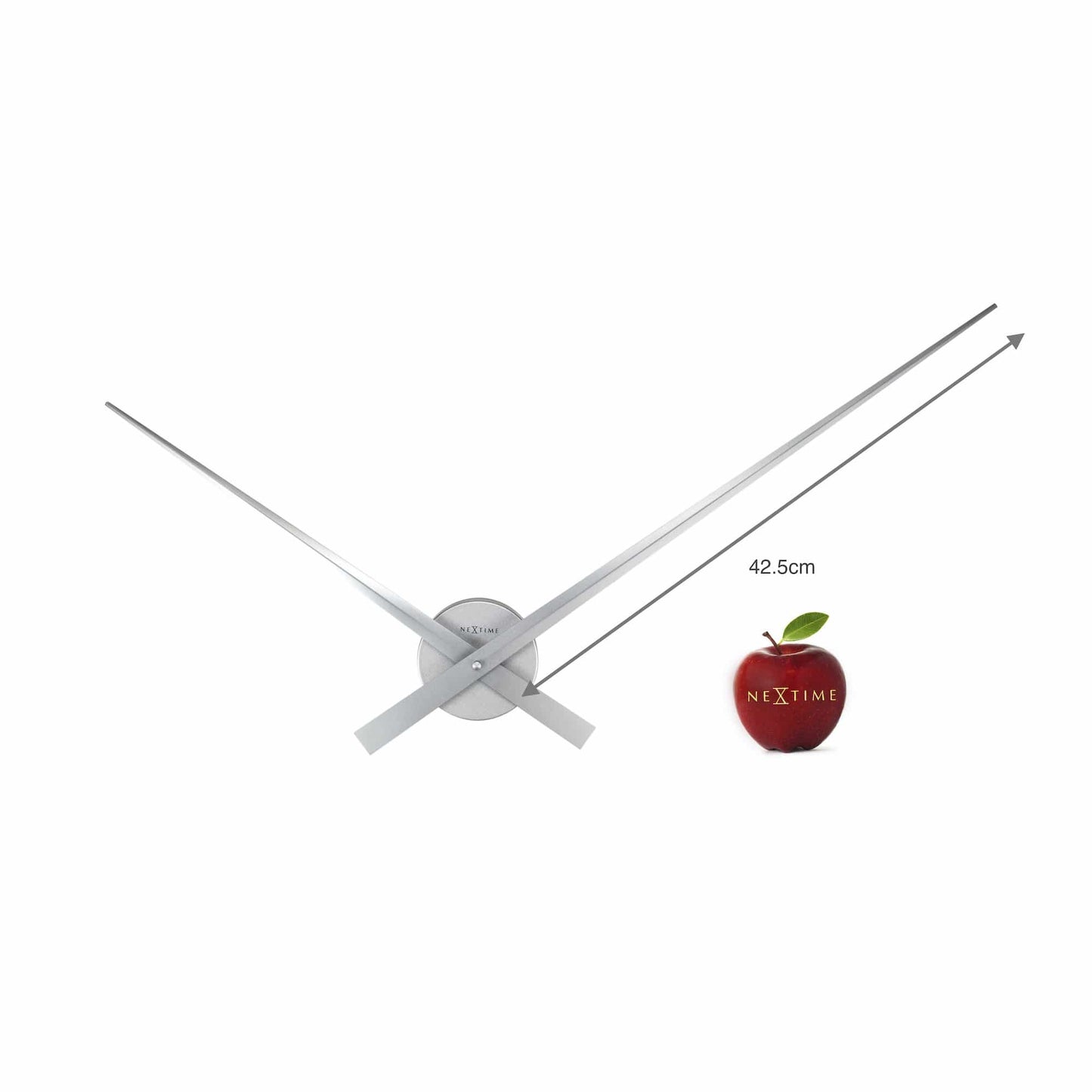 Large wall clock - 85 cm - Aluminum - 'Hands' Wall clock NeXtime Clocks
