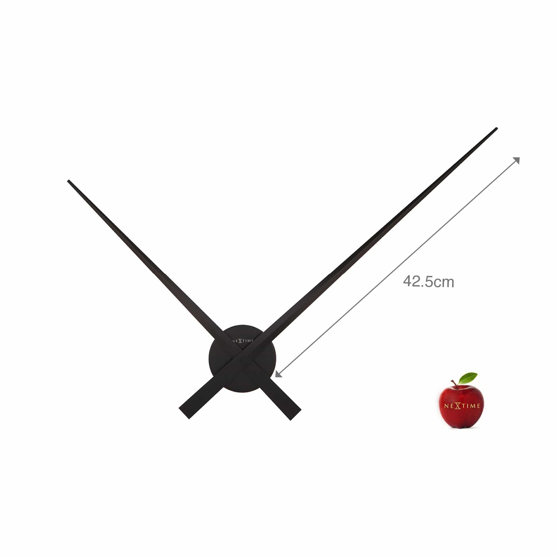 Large wall clock - 85 cm - Aluminum - 'Hands' Wall clock NeXtime Clocks