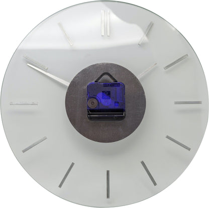 Wall clock - 26 cm - Aluminum - Glass - 'Stripe' Wall clock NeXtime Clocks