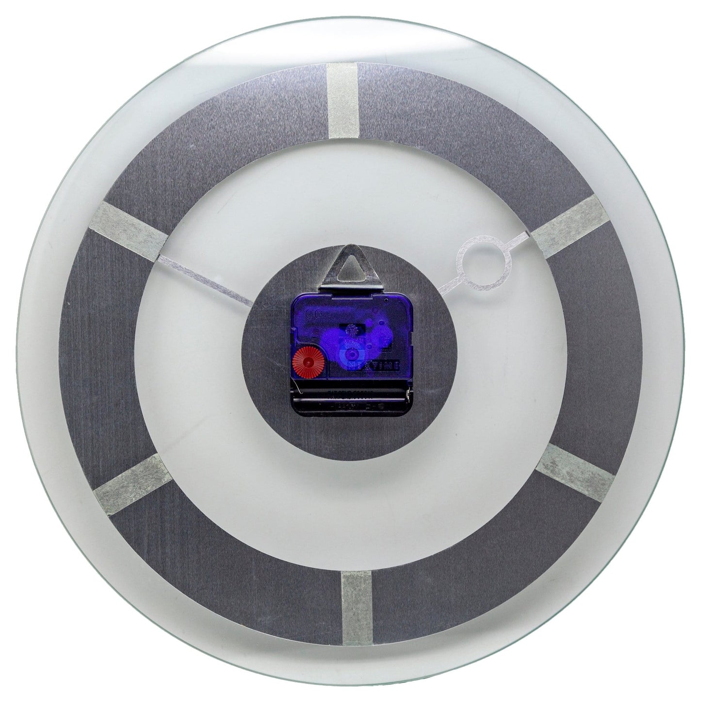 Wall clock - 31 cm - Metal - Glass - 'Retro' Wall clock NeXtime Clocks