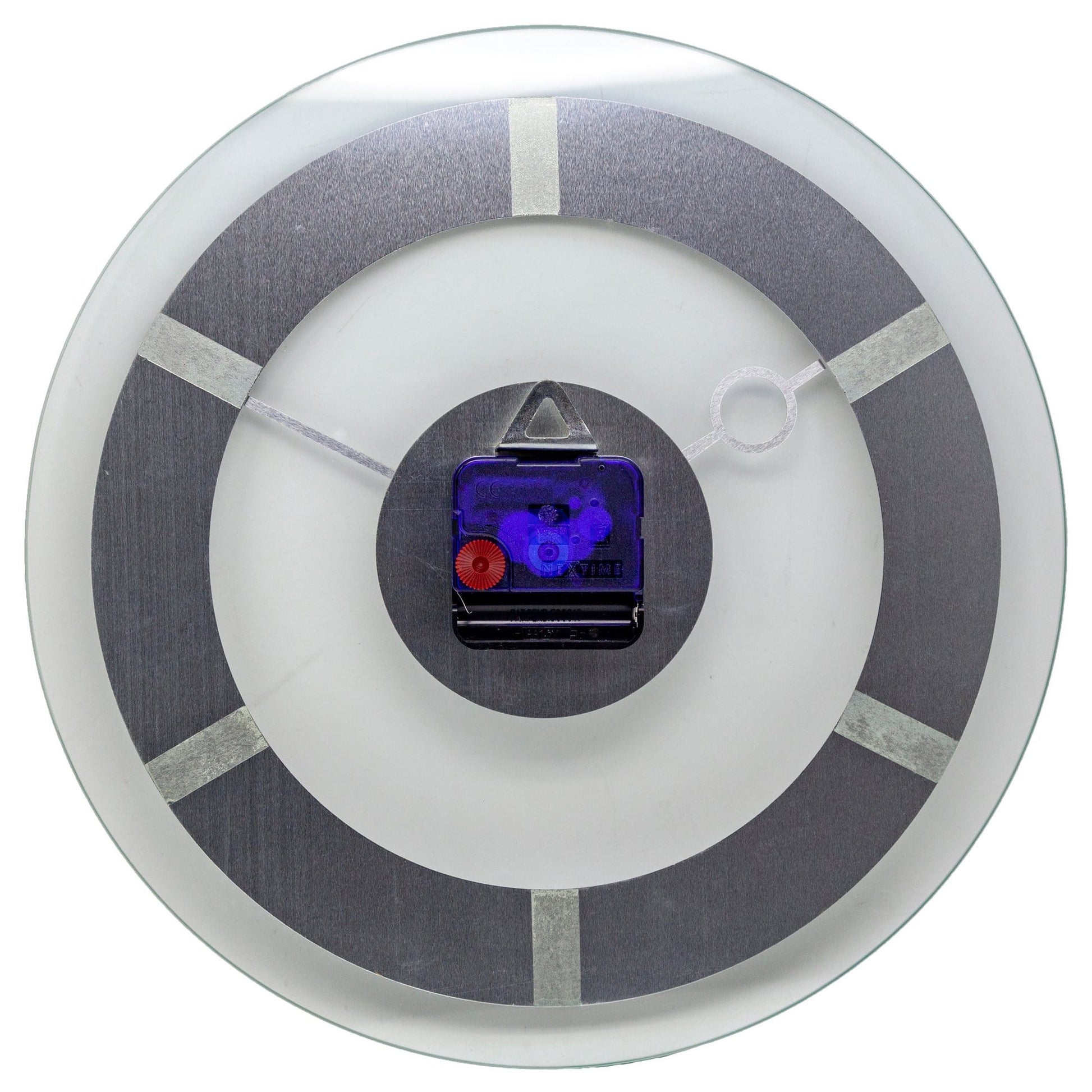 Wall clock - 31 cm - Metal - Glass - 'Retro' Wall clock NeXtime Clocks