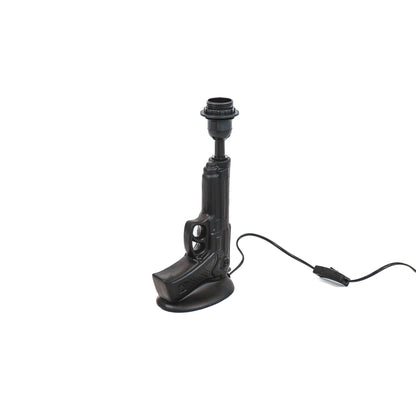 Housevitamin Tafellamp - Gun - Keramiek - Zwart - E27 - 15x9x32cm - Home & Garden > Decor