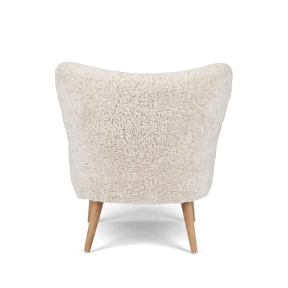 Sheepskin Lounge Chair with Short Hair Wool