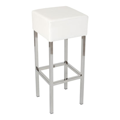 Werkwoonkruk Skai - Wit / Chroom