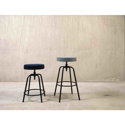 Workliving Werkwoonkruk Laag Rond - Society Boucle Mosterd - Furniture > Chairs