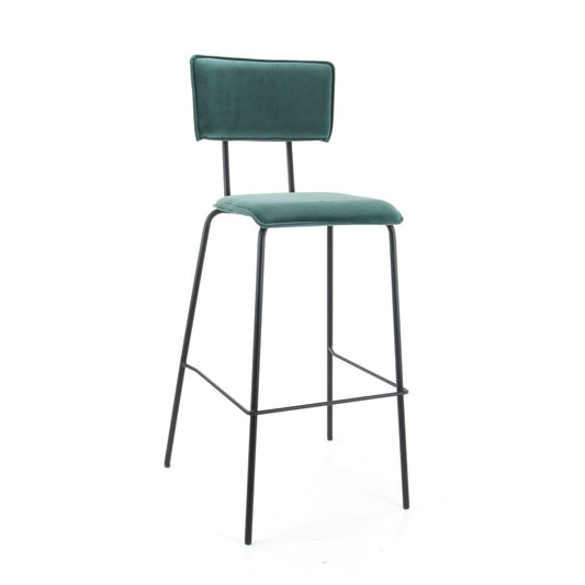 Workliving Werkwoonkruk Hoog Bo - Fluweel Aarde Teal - Furniture > Chairs