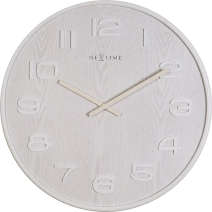 Wall clock - 35 cm - Wood - 'Wood Wood Medium' 53cm 53cm Wall clock NeXtime Clocks