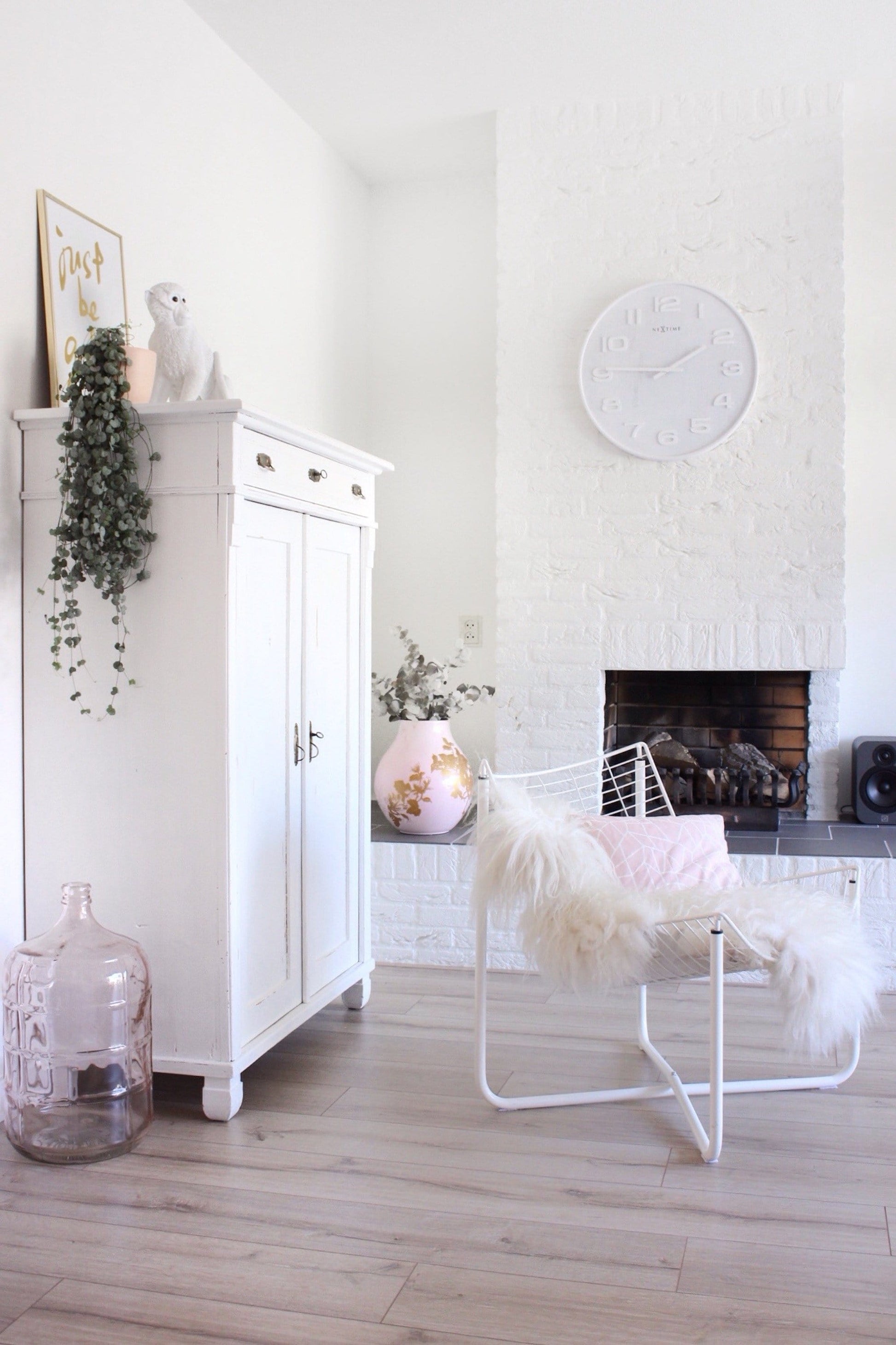 Wall clock - 35 cm - Wood - 'Wood Wood Medium' Wall clock NeXtime Clocks