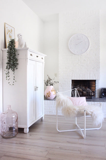 Wall clock - 35 cm - Wood - 'Wood Wood Medium' Wall clock NeXtime Clocks