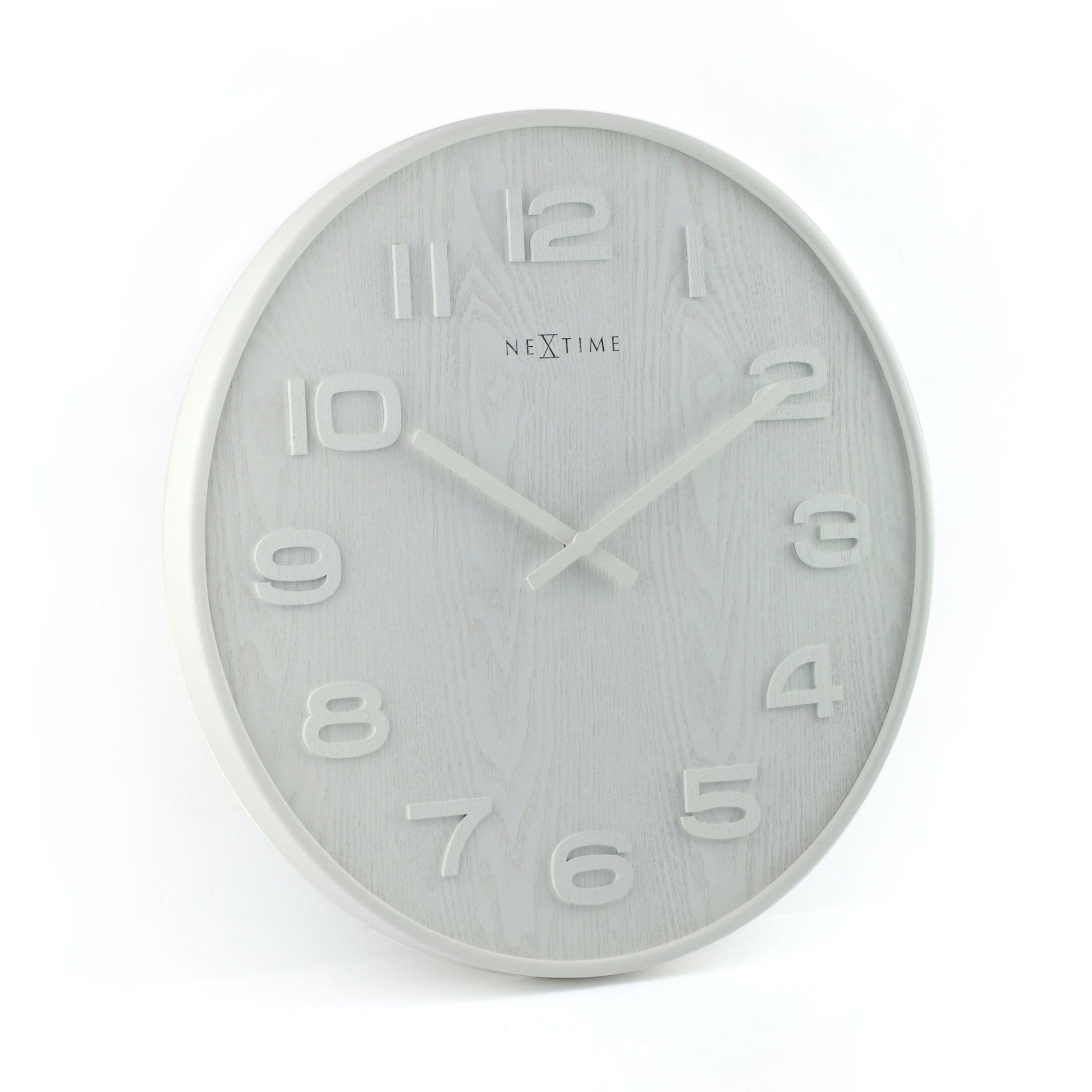 Wall clock - 35 cm - Wood - 'Wood Wood Medium' Wall clock NeXtime Clocks