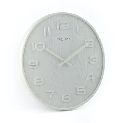 Wall clock - 35 cm - Wood - 'Wood Wood Medium' Wall clock NeXtime Clocks