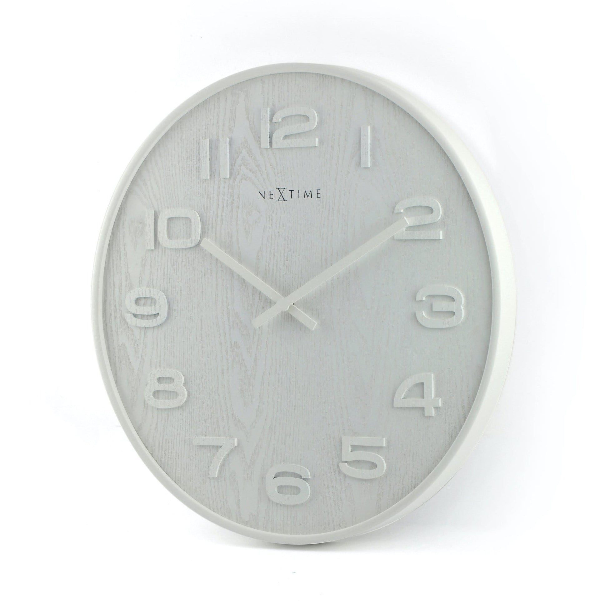 Wall clock - 35 cm - Wood - 'Wood Wood Medium' Wall clock NeXtime Clocks