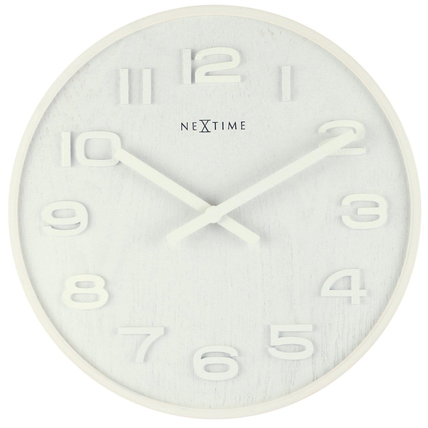 Wall clock - 35 cm - Wood - 'Wood Wood Medium' 35cm 35cm Wall clock NeXtime Clocks
