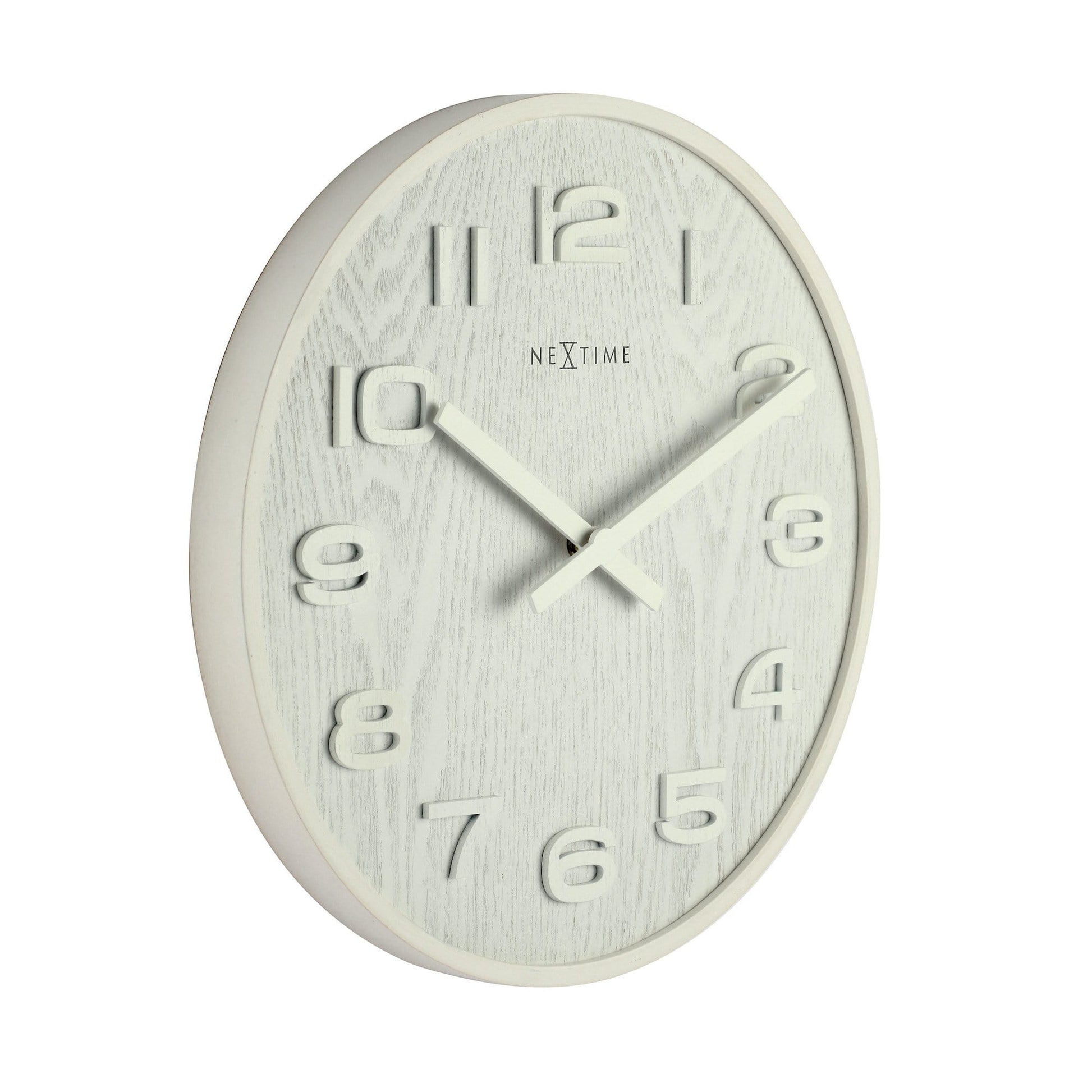 Wall clock - 35 cm - Wood - 'Wood Wood Medium' Wall clock NeXtime Clocks