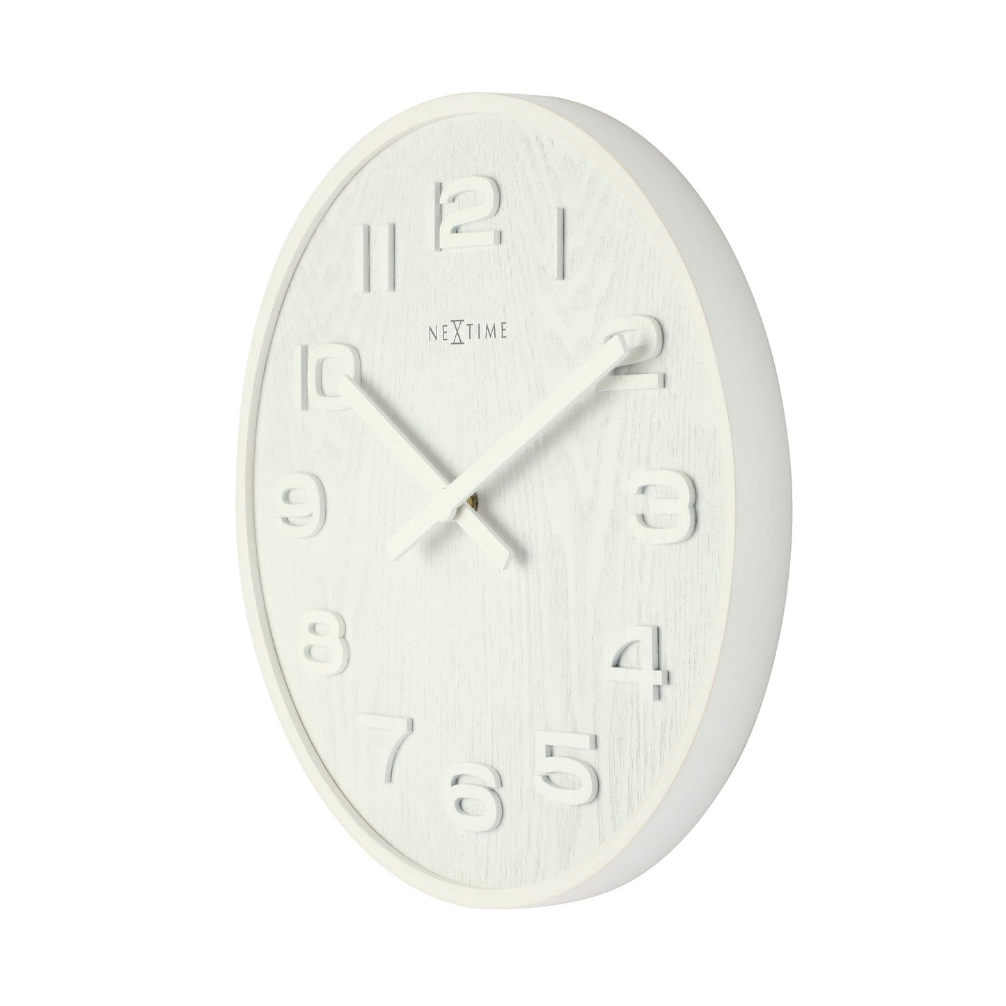 Wall clock - 35 cm - Wood - 'Wood Wood Medium' Wall clock NeXtime Clocks