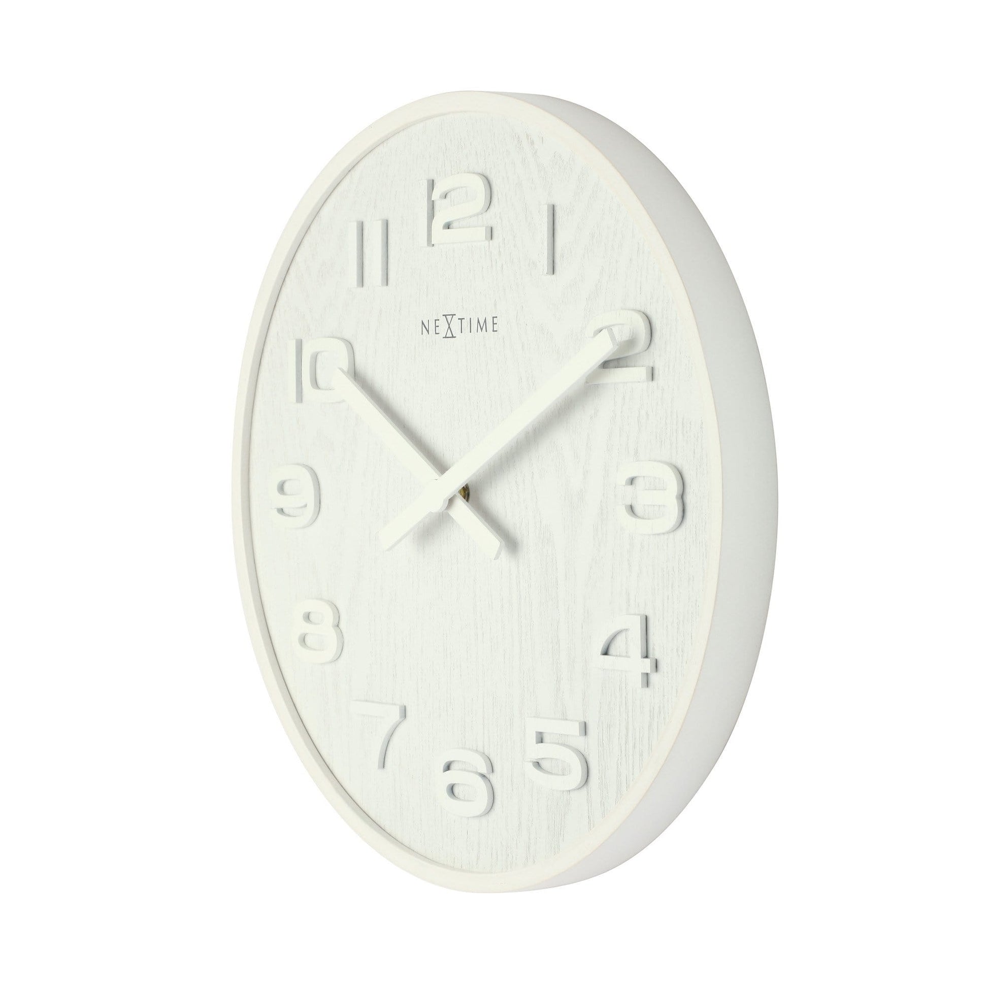 Wall clock - 35 cm - Wood - 'Wood Wood Medium' Wall clock NeXtime Clocks
