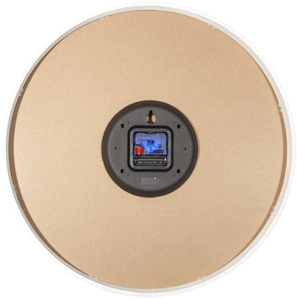 Wall clock - 50 cm - Wood/Mirror - 'Bella Mirror' Wall clock NeXtime Clocks