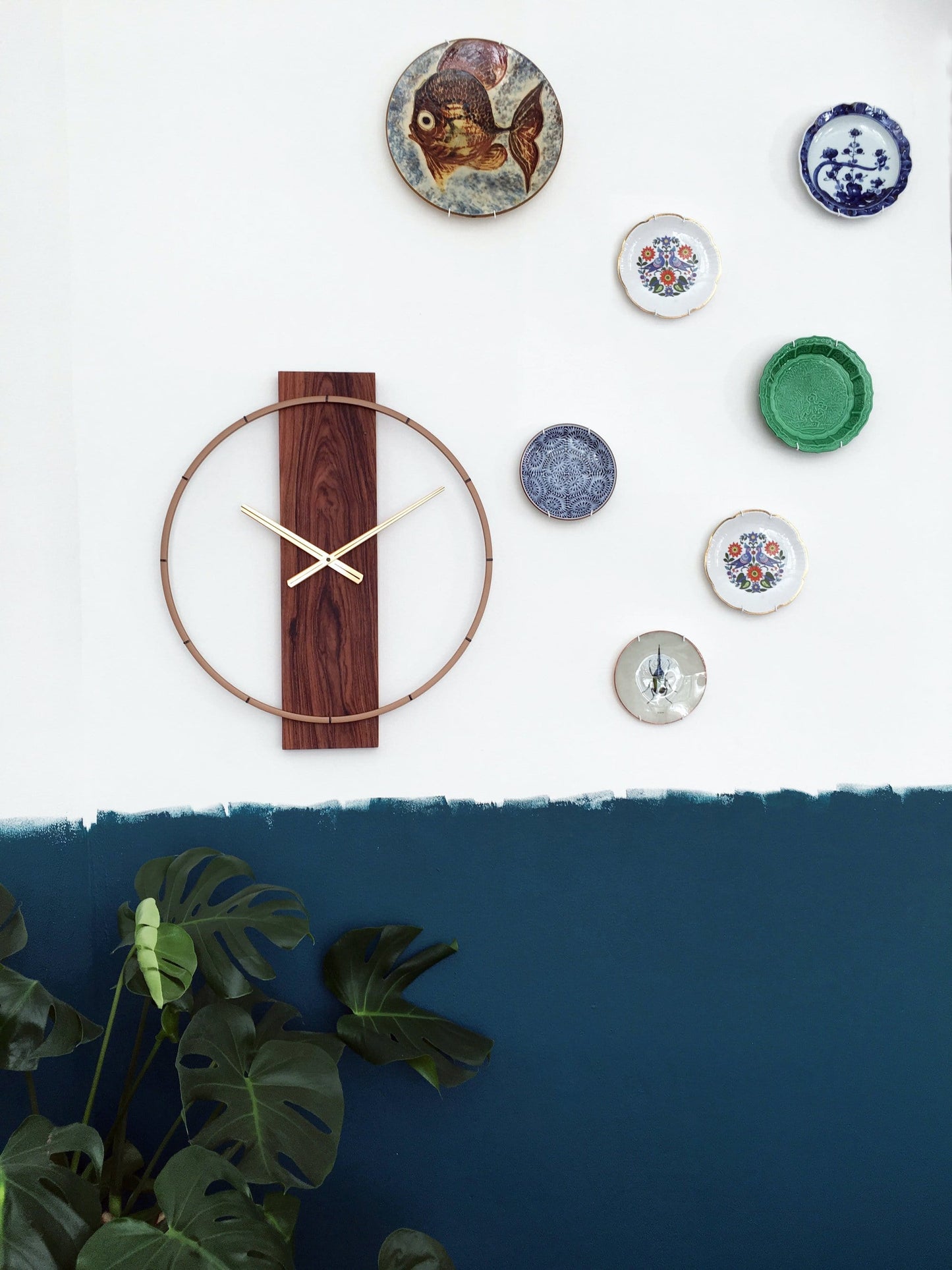 Wall clock - 50.8 x 58.2 x4.3 cm - Wood/Steel Wall clock NeXtime Clocks