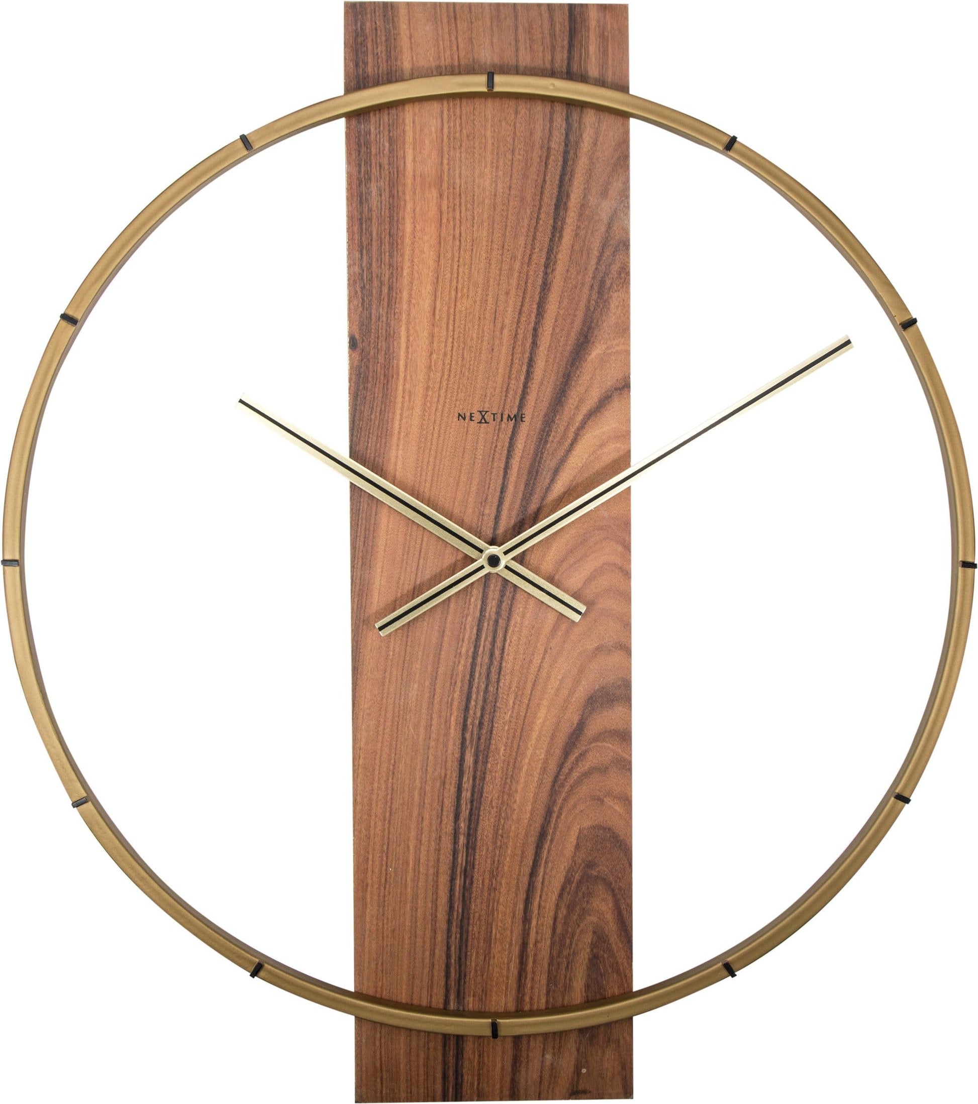Wall clock - 50.8 x 58.2 x4.3 cm - Wood/Steel Wall clock NeXtime Clocks
