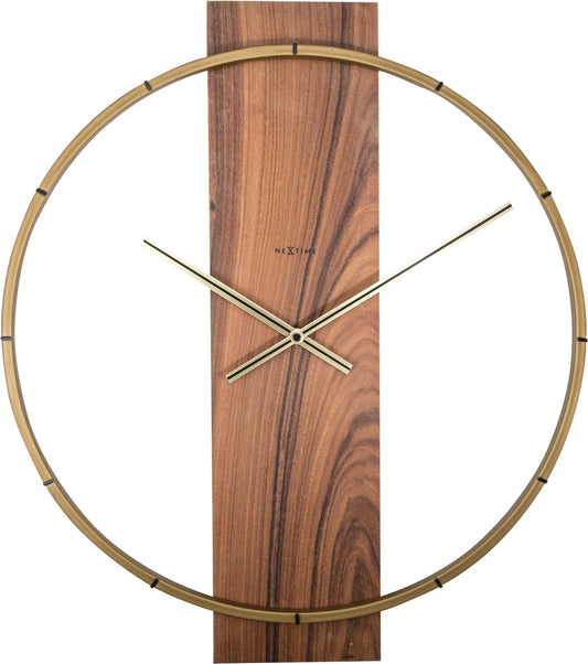 Wall clock - 50.8 x 58.2 x4.3 cm - Wood/Steel Wall clock NeXtime Clocks