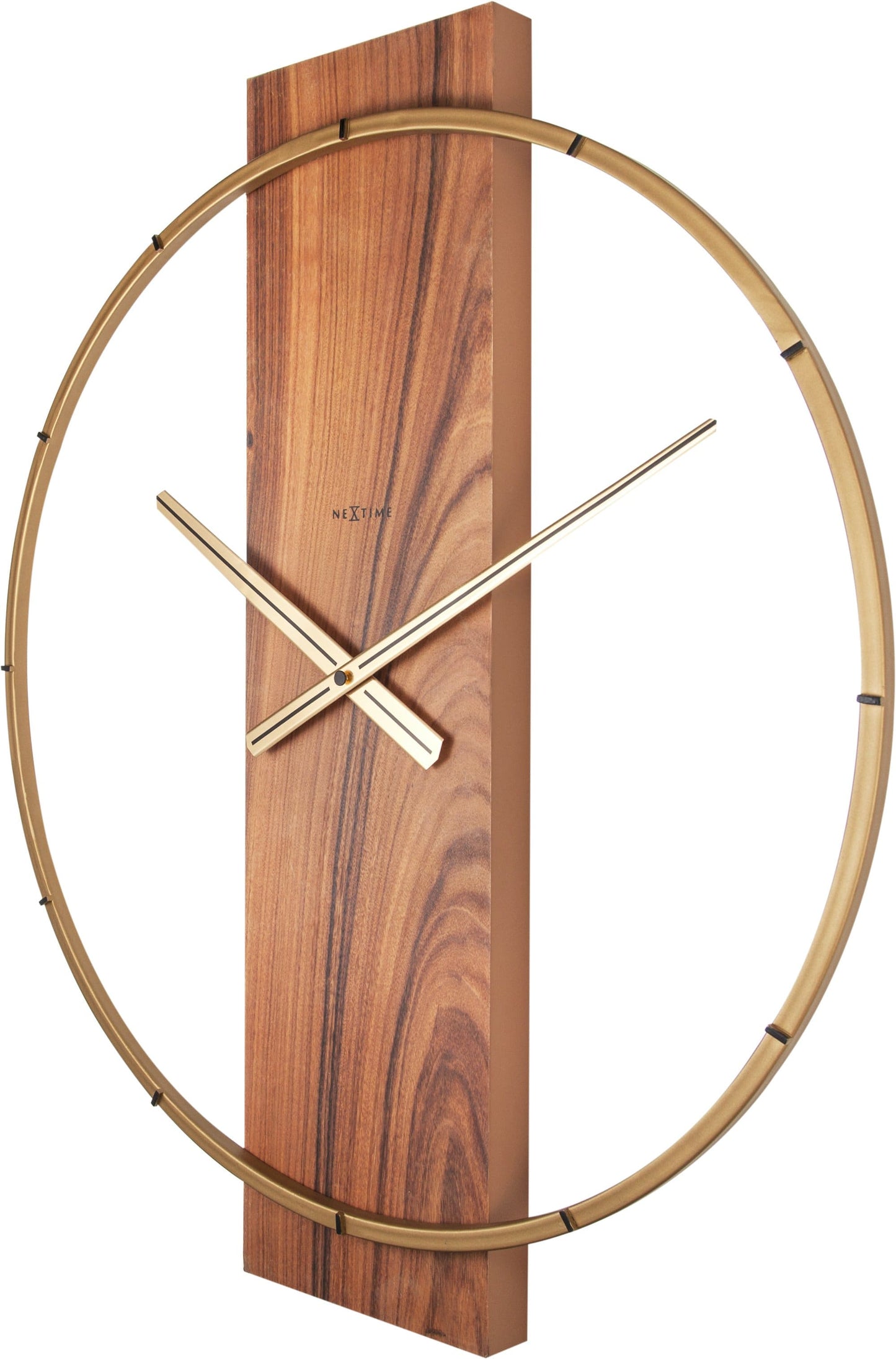 Wall clock - 50.8 x 58.2 x4.3 cm - Wood/Steel Wall clock NeXtime Clocks