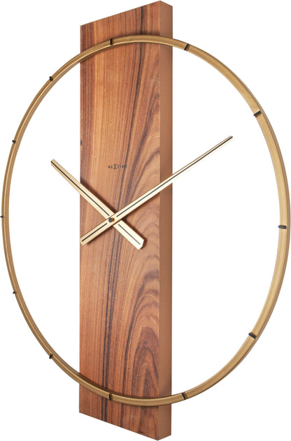 Wall clock - 50.8 x 58.2 x4.3 cm - Wood/Steel Wall clock NeXtime Clocks