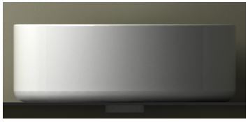 Link Design Ronde Wastafel Wiesbaden Diameter 40Cm in Wit Wastafels Sanitairluxe