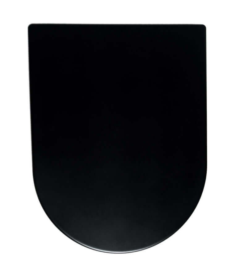 Vesta Soft Close Toiletbril voor Wandtoilet 52 cm Mat Zwart Wiesbaden