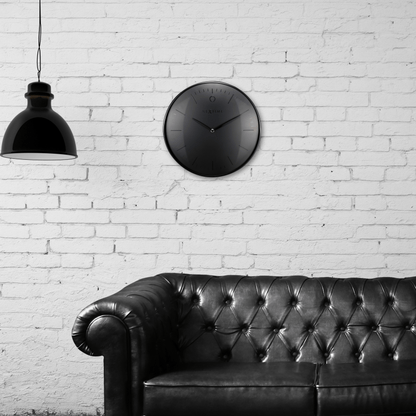 Wall clock- 40 cm - Metal - Dome shaped glass- 'Glamour' Wall clock NeXtime Clocks