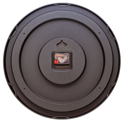 Wall clock- 40 cm - Metal - Dome shaped glass- 'Glamour' Wall clock NeXtime Clocks