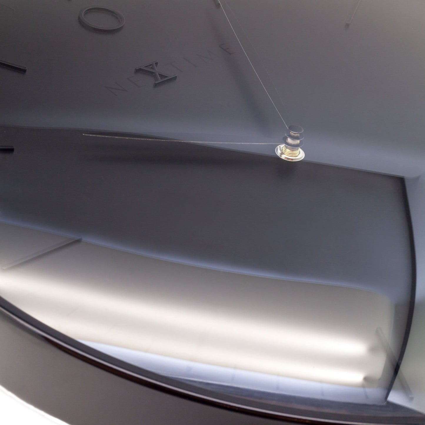 Wall clock- 40 cm - Metal - Dome shaped glass- 'Glamour' Wall clock NeXtime Clocks