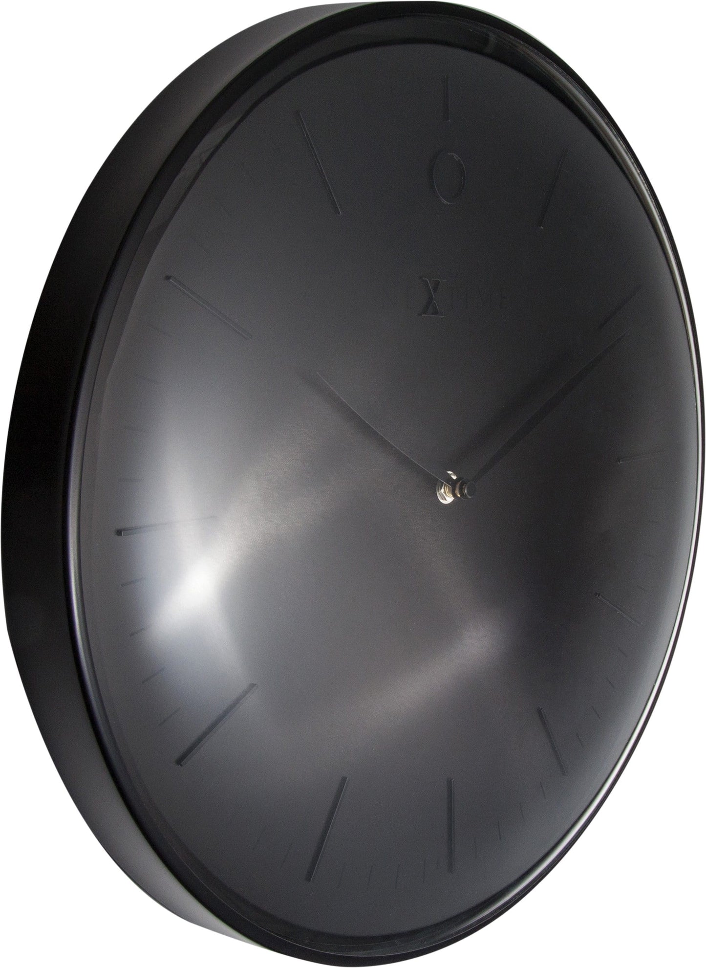 Wall clock- 40 cm - Metal - Dome shaped glass- 'Glamour' Wall clock NeXtime Clocks