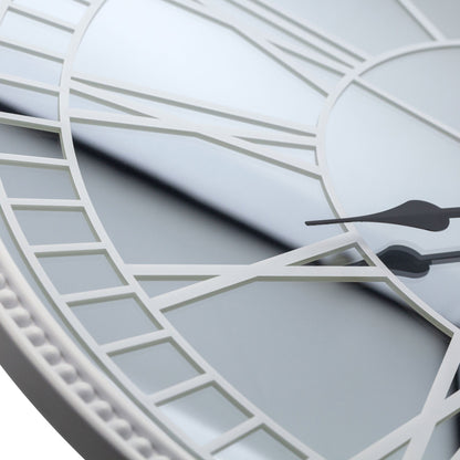 Large Wall clock 56cm - Silent - Mirror - Glass - "Cleopatra's Mirror" Wall clock NeXtime Clocks