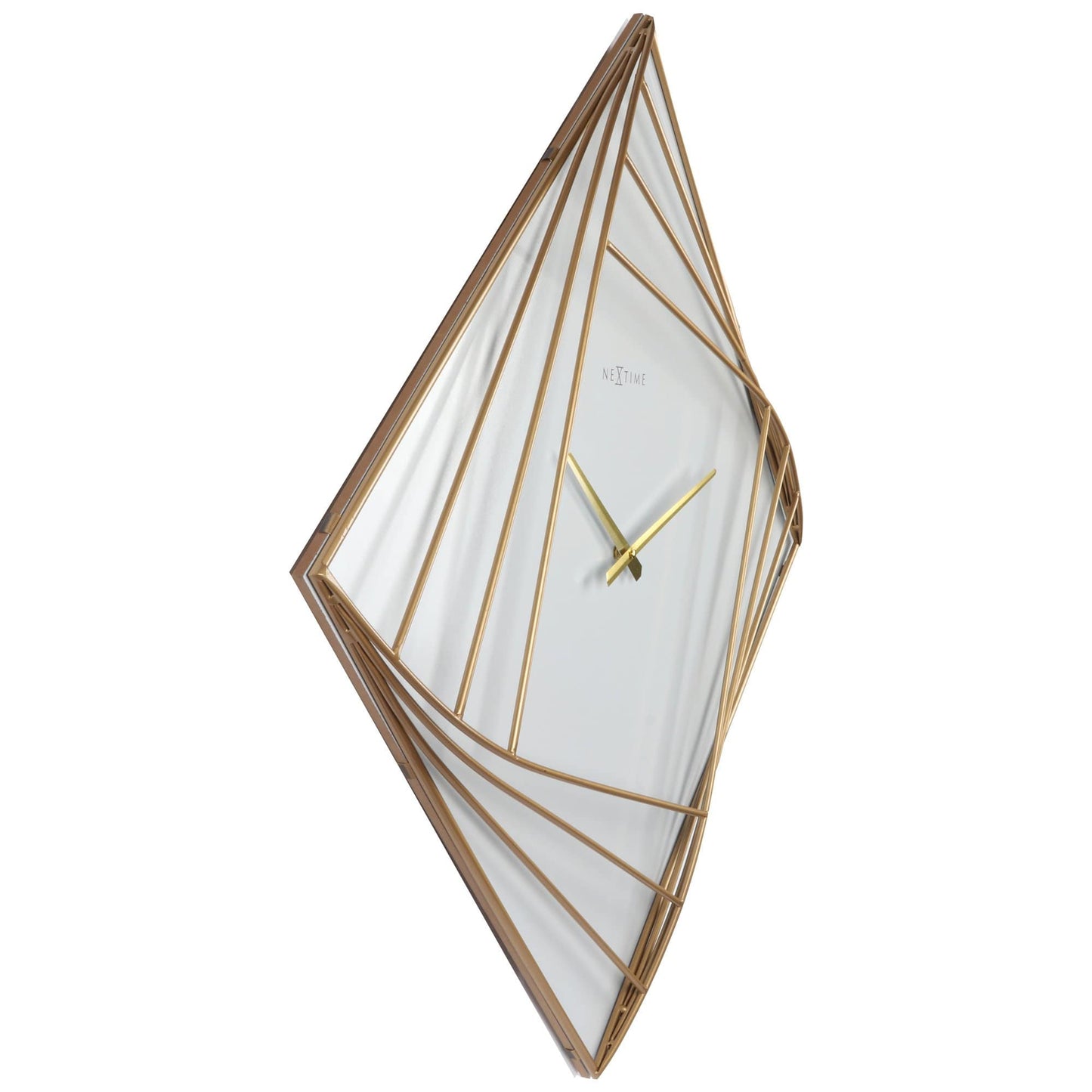 Large Square Wall Clock - 85x85cm - Metal - Turning Square Wall clock NeXtime Clocks
