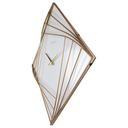 Large Square Wall Clock - 85x85cm - Metal - Turning Square Wall clock NeXtime Clocks